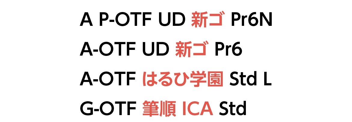 モリサワ 2022年新書体の提供を10月26日（水）11時より開始