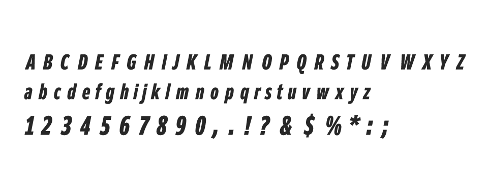 Clarimo UD PE Compressed Ultra Italic | 書体見本 | モリサワのフォント | 株式会社モリサワ